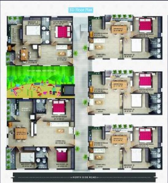 Brundhavanam Cluster Plan from 1st to 5th Floor brundhavanam Brundhavanam Cluster Plan from 1st to 5th Floor