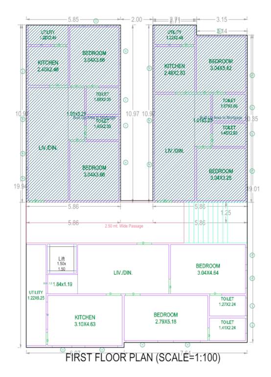  sadan nv Sadan Nv Cluster Plan from 1st to 6th Floor