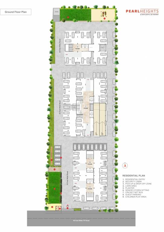  pearl heights BLOCK A Cluster Plan