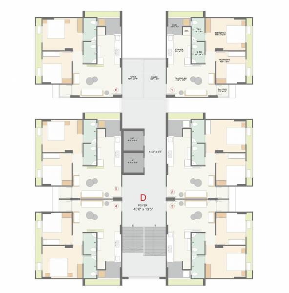  pearl-heights BLOCK A Cluster Plan