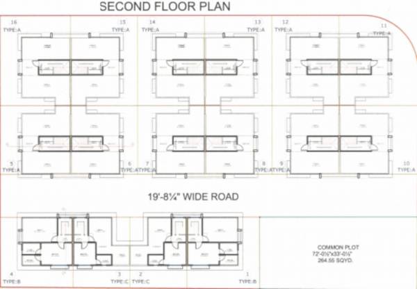  satvik-bunglows Layout Plan