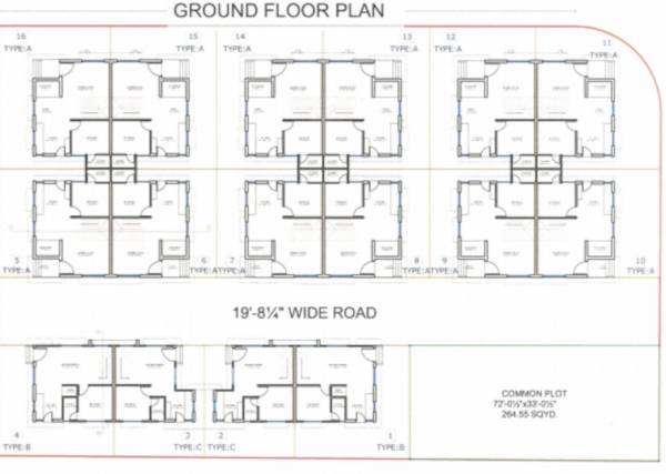 satvik-bunglows Layout Plan