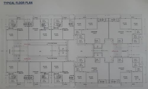  sahitya-green Tower A, B, C And D Cluster Plan from 2nd to 12th Floor