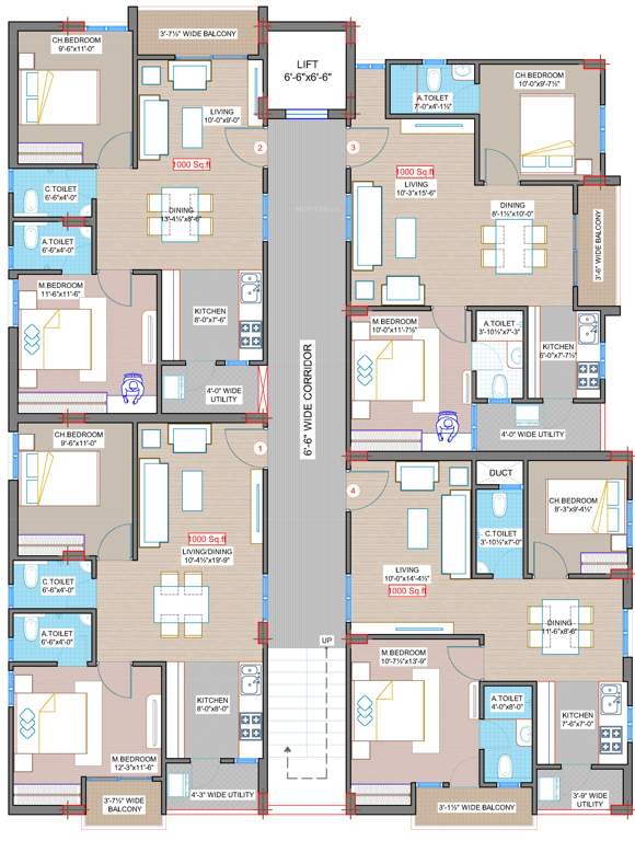  ssd aditya nest Dummy Tower Typical Cluster Plan