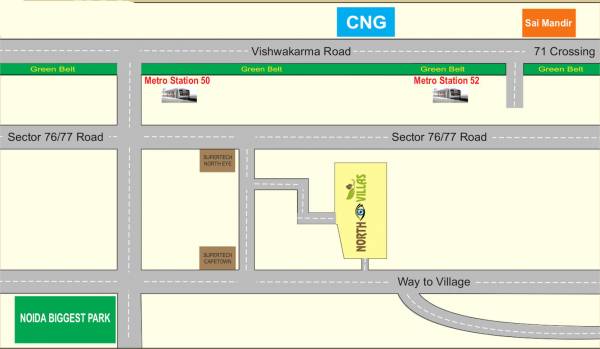 Location Plan north-villas Location Plan