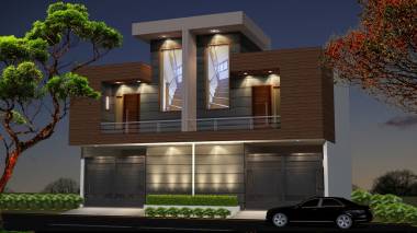 Elevation north-villas Elevation
