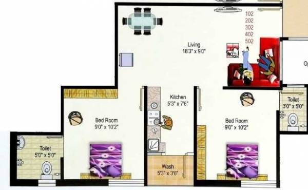 Tower A Cluster Plan fortune-heights Tower A Cluster Plan