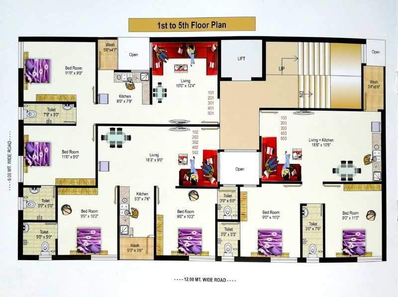  fortune heights Layout Plan