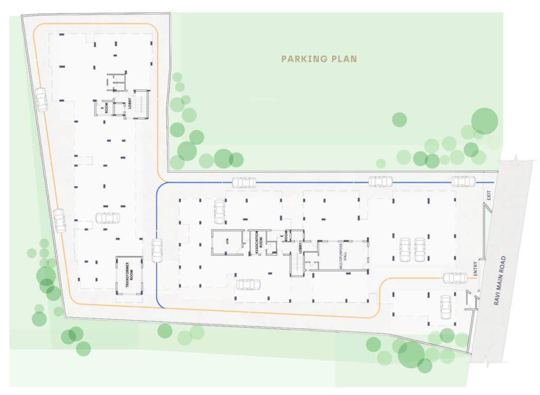  alpha Block A And B Cluster Plan for Parking