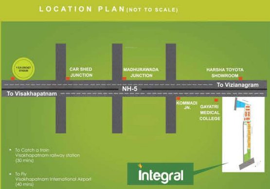 sunrise city Location Plan
