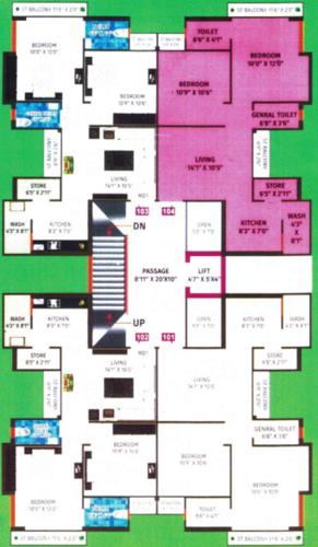  rajlaxmi-palace Palace Rajkot Cluster Plan