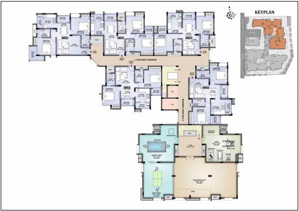 Tower 1 Cluster Plan arshiya Tower 1 Cluster Plan