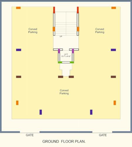  vandana Maruti Vandana Cluster Plan for Ground Floor