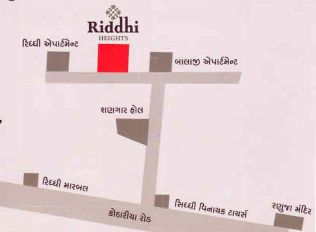  riddhi heights Location Plan