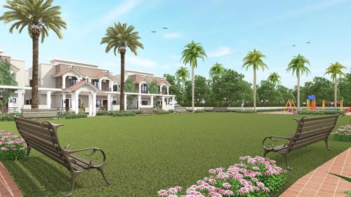  bungalows-and-arcade-5 Landscaped Gardens