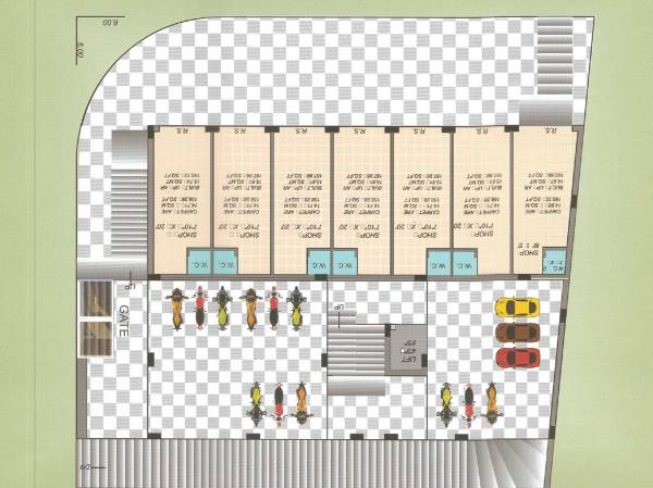  residency Wing B Cluster Plan from 1st to 2nd Floor