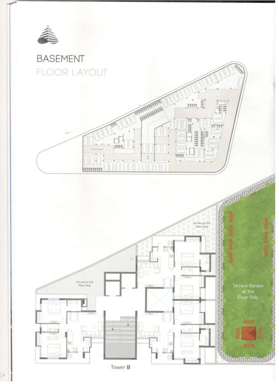  anant bhoomi Block B Cluster Plan from 1st to 2nd Floor