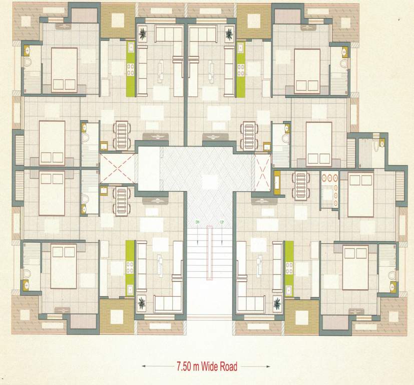  shree darshan avenue Layout Plan