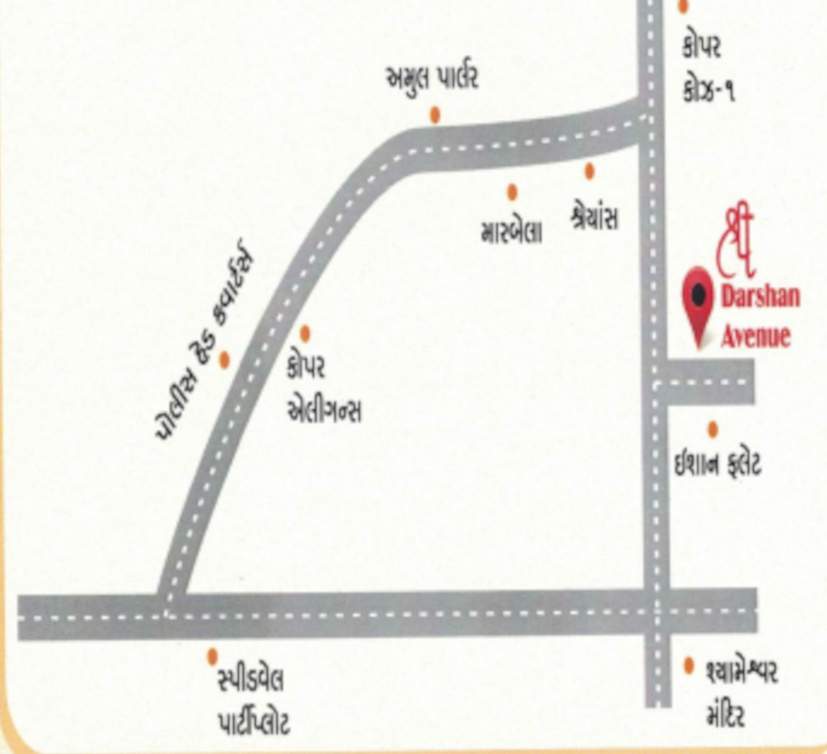  shree darshan avenue Location Plan