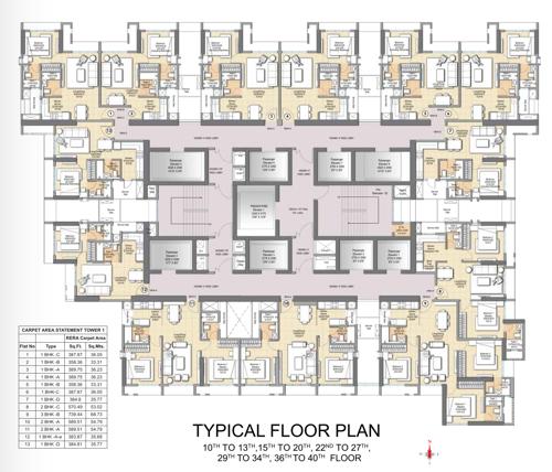 Auris Ilaria Tower A Cluster Plan auris-ilaria-tower-a Auris Ilaria Tower A Cluster Plan