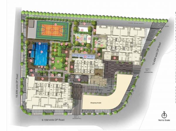 Layout Plan auris-ilaria-tower-a Layout Plan