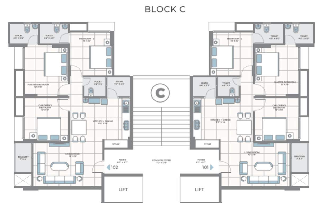 parkview kadamb Layout Plan