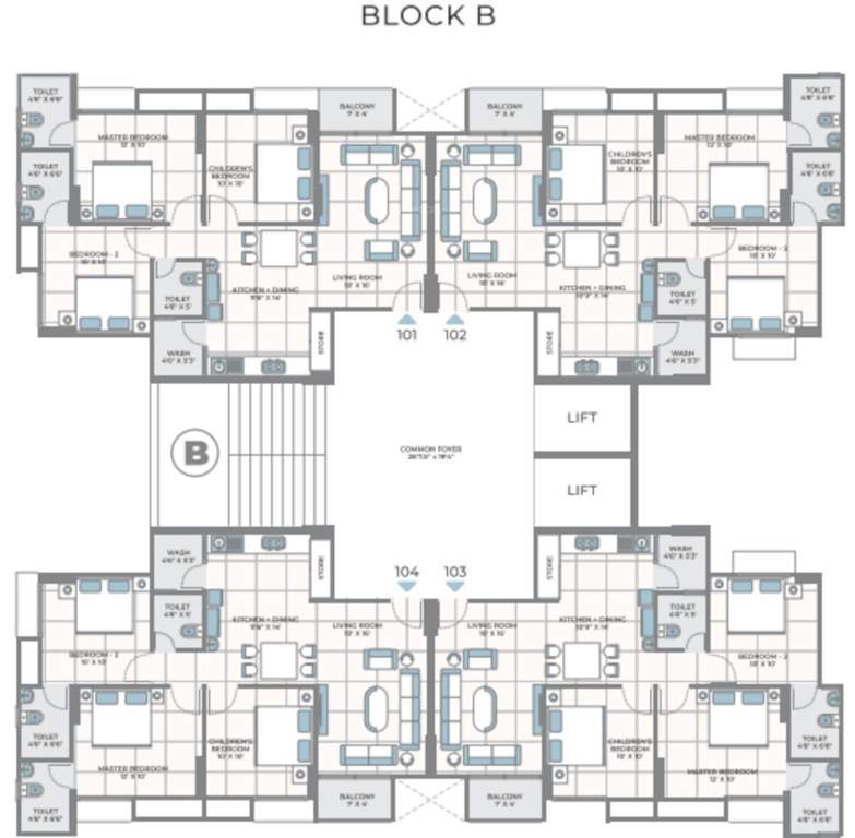  parkview kadamb Layout Plan