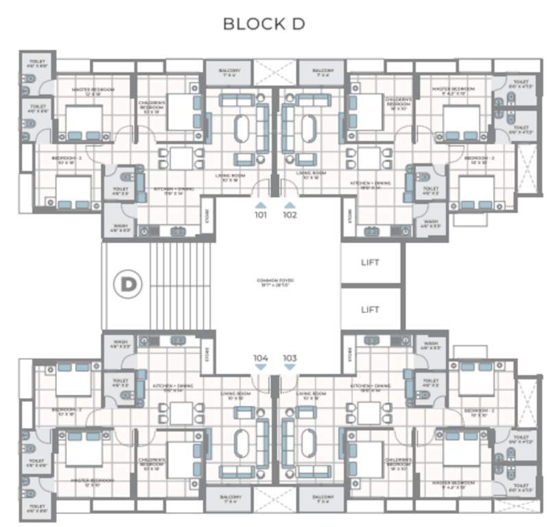  parkview kadamb Layout Plan