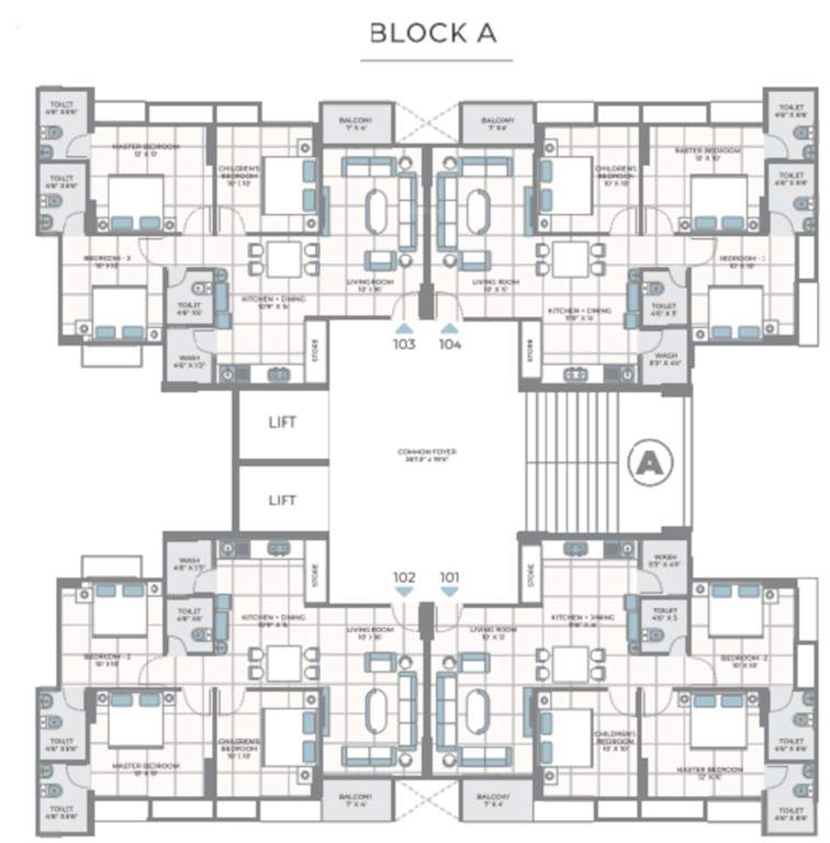  parkview kadamb Layout Plan