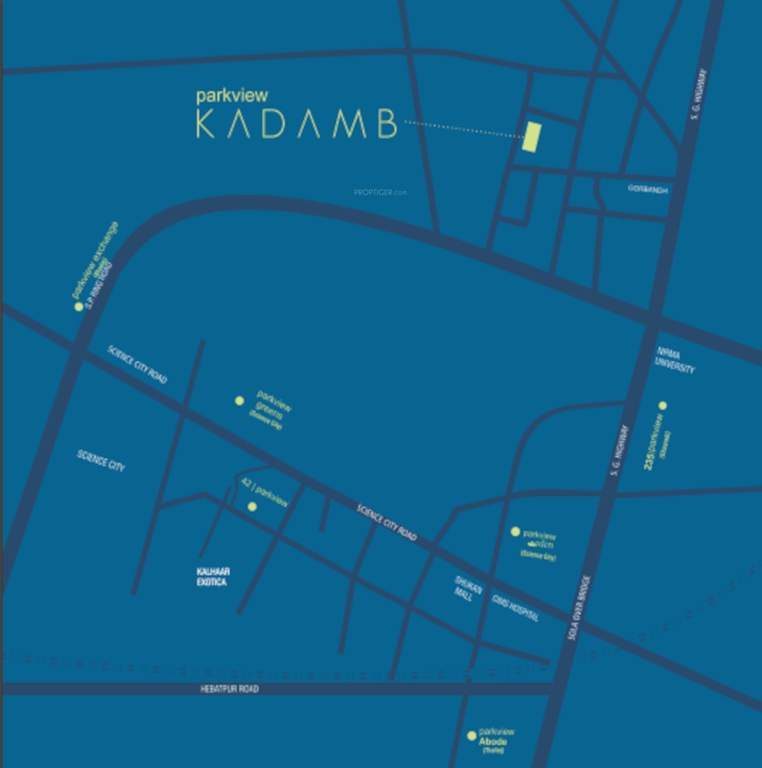  parkview kadamb Location Plan