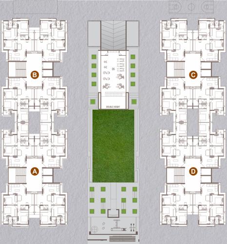  ojash Block A, Block B, Block C And Block D Cluster Plan from 1st to 10th Floor