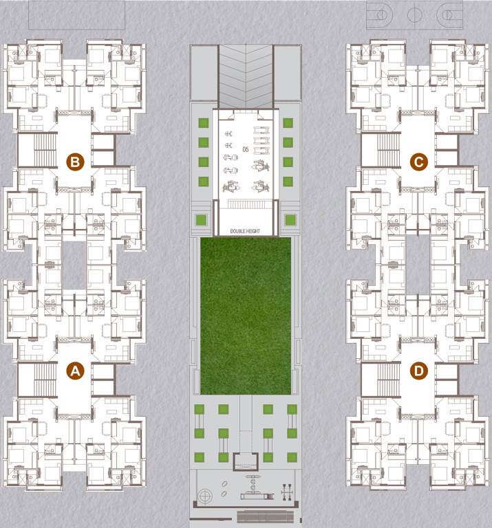  ojash Block A, Block B, Block C And Block D Cluster Plan from 1st to 10th Floor