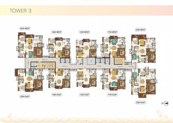  oriana Tower 3 Cluster Plan