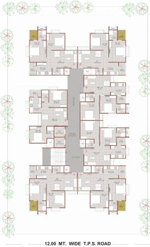  radhe-kishan Radhe Kishan Cluster Plan from 1st to 7th Floor