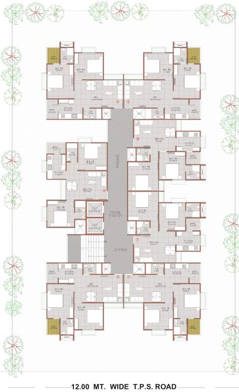  radhe kishan Radhe Kishan Cluster Plan from 1st to 7th Floor
