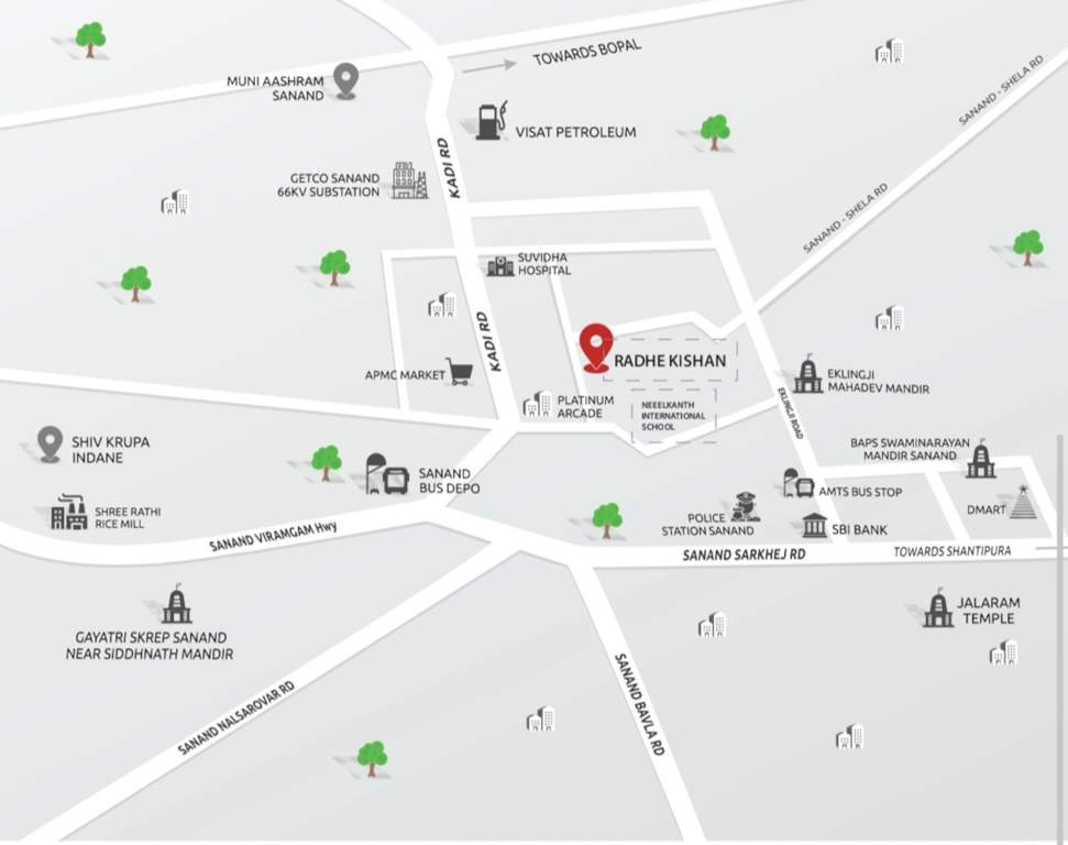  radhe kishan Location Plan