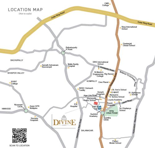 balaji-divine Location Plan