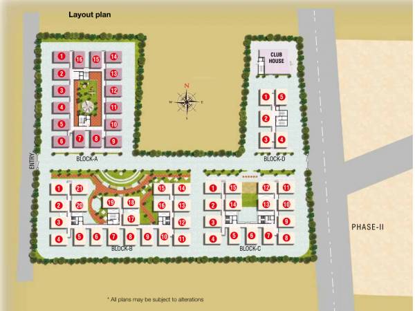  serene-park Block A Cluster Plan