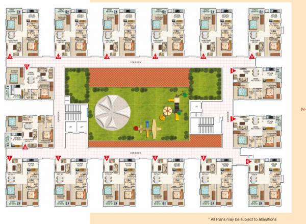  serene-park Block A Cluster Plan
