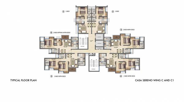  upper-thane-casa-sereno Cluster Plan