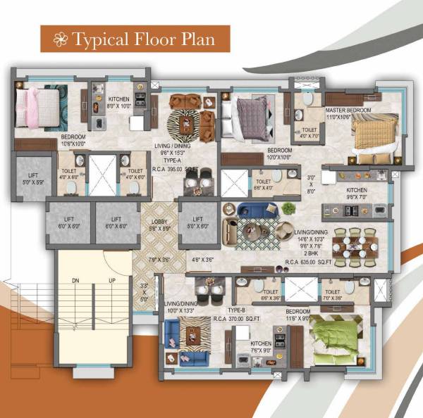  blossom-residency Cluster Plan