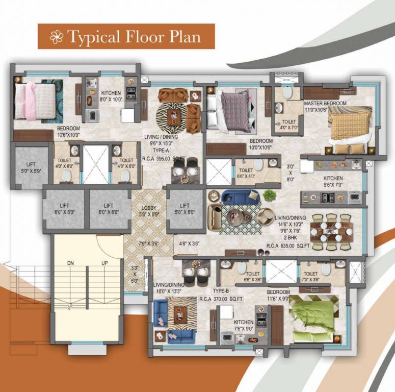  blossom residency Cluster Plan