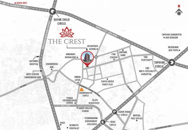 the-crest Location Plan