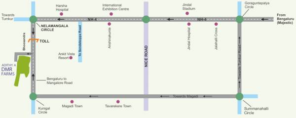  adithya-dmr-farms Location Plan
