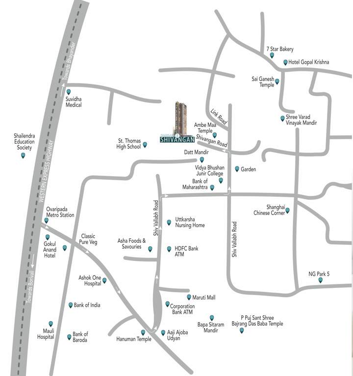  dahisar shivangan Location Plan