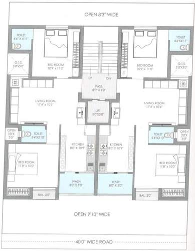 Siddheshwar Flats Cluster Plan from 1st to 5th Floor siddheshwar-flats Siddheshwar Flats Cluster Plan from 1st to 5th Floor