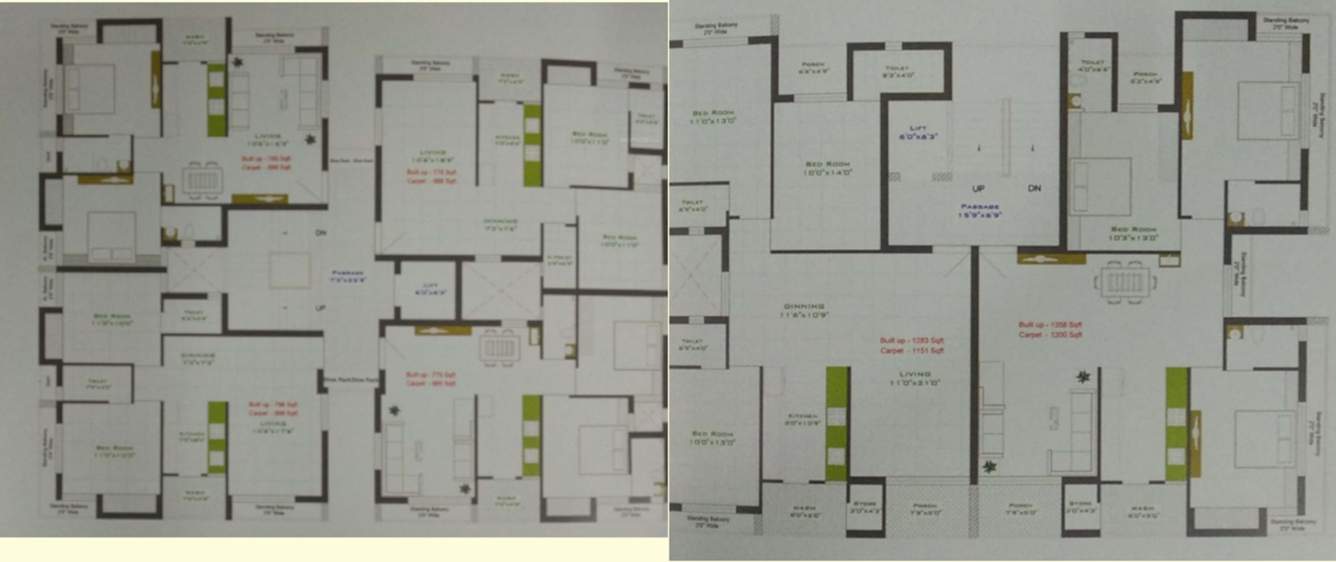  giriraj palace Block A Cluster Plan