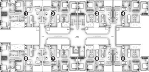  ganga-arcadia-a-building Ganga Arcadia A Building Cluster Plan For Even Typical 