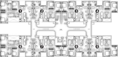  ganga-arcadia-a-building Ganga Arcadia A Building Cluster Plan For  Odd Typical 