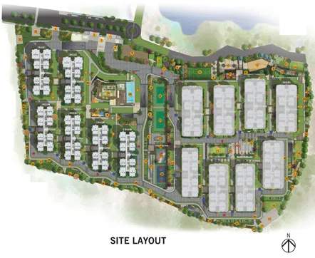  sarovar zicon Layout Plan